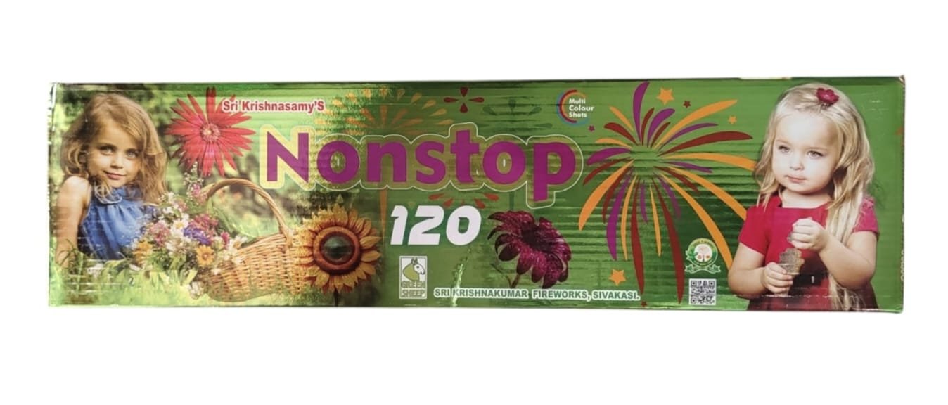 120  Non stop multi colour shots