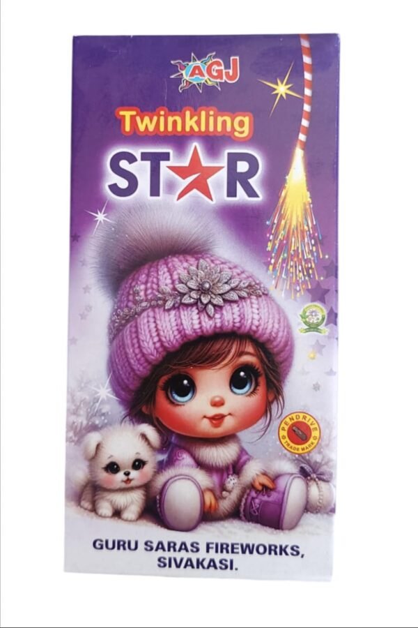 1 1/2" TWINKLING STAR(10pcs)